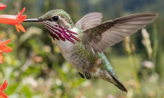 Calliope Hummingbird
