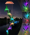 Hummingbird solar-powered windchime ... at Amazon