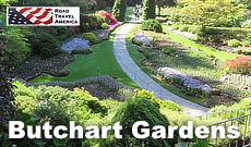 Travel to Butchart Gardens in Victoria, British Columbia